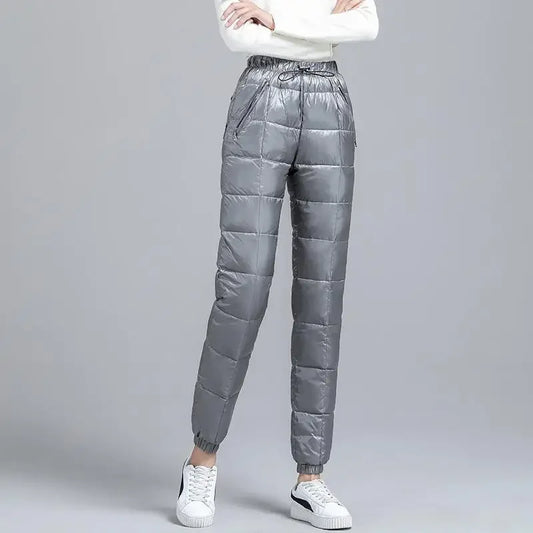 Metallic Puffer Pants with Pockets / Choose Your Color